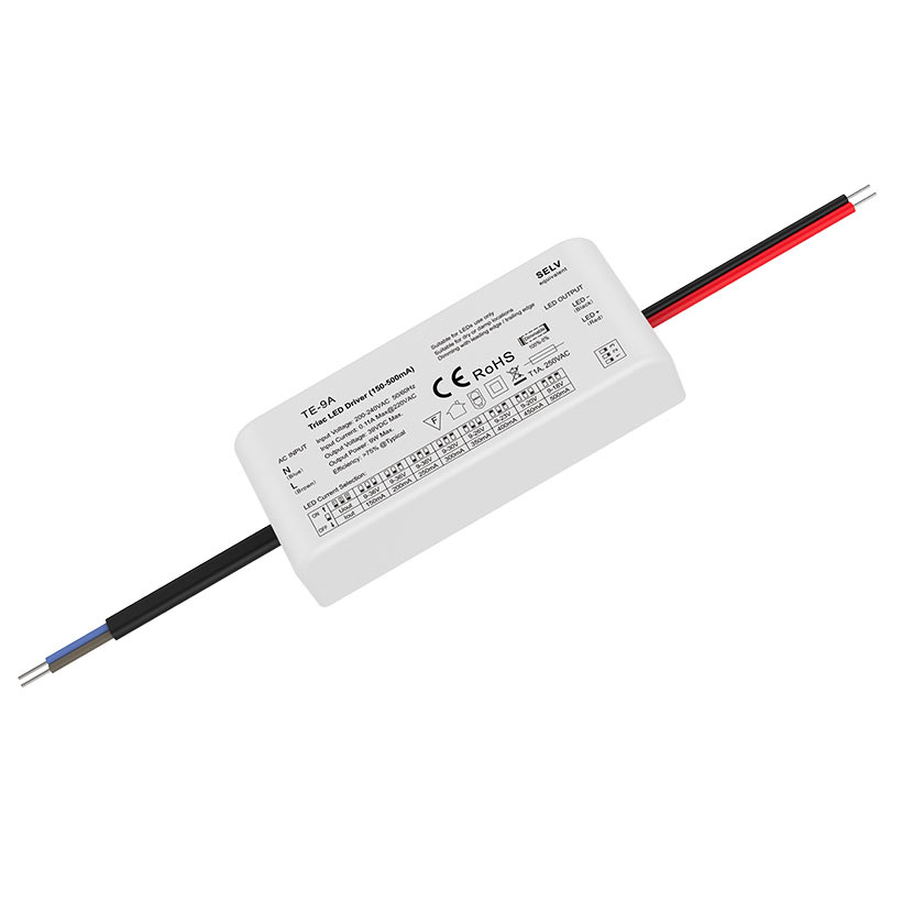 9W 150-500mA Triac Dimmable LED Driver TE-9A 9W 150-500mA Triac Dimmable LED Driver TE-9A